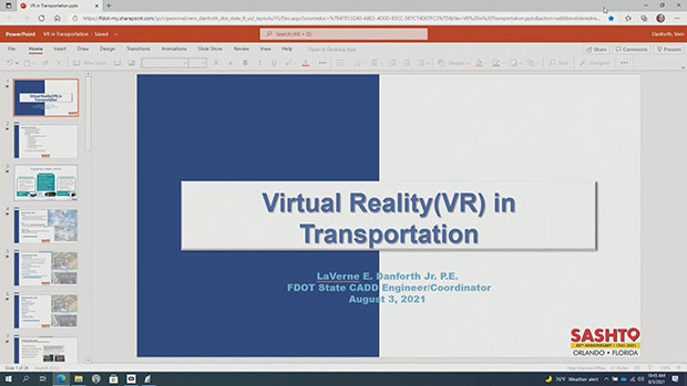 Virtual Reality in Transportation